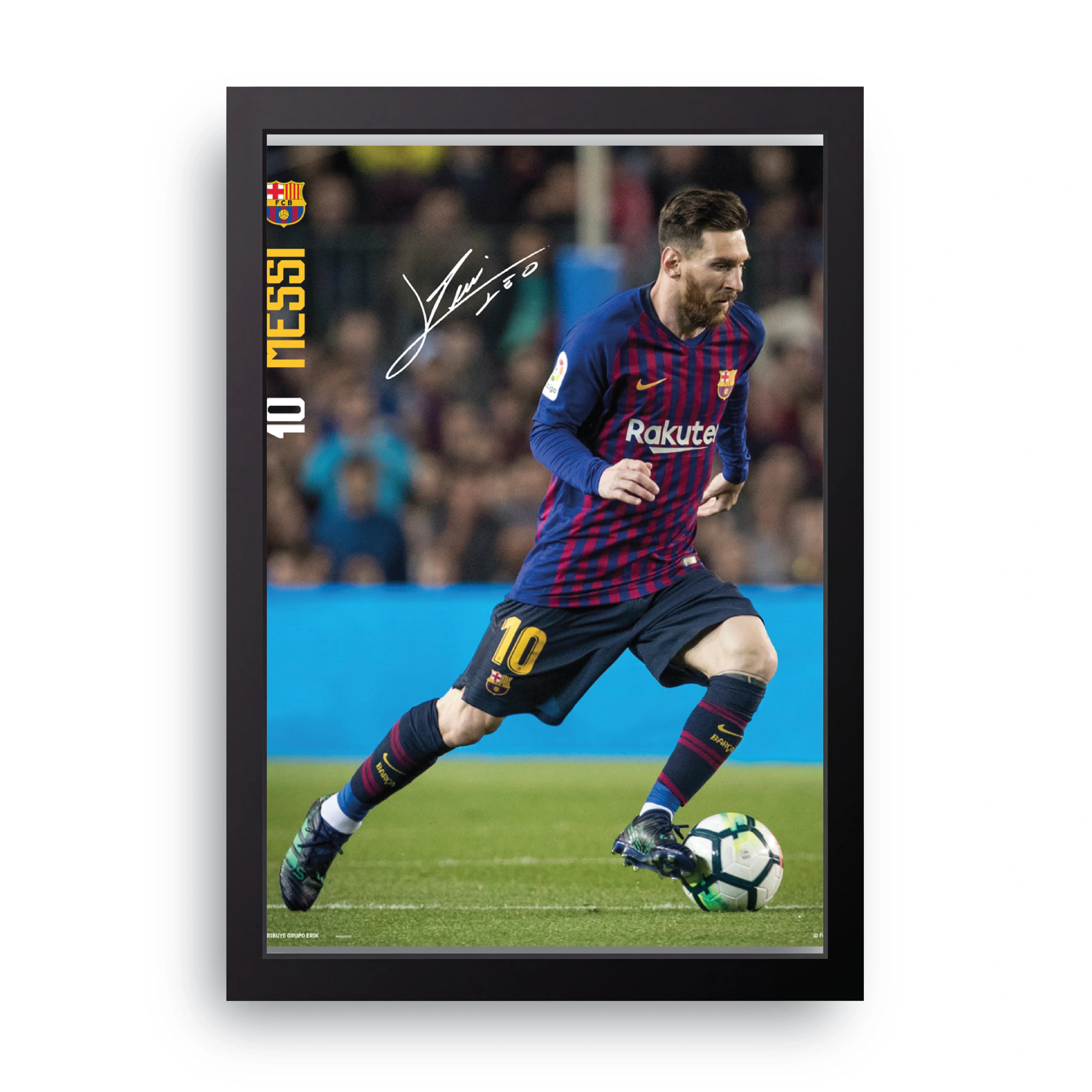 LEO MESSI framed wall art print — HIBR