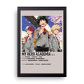 MY HERO ACADEMIA 8 framed wall art print — HIBR