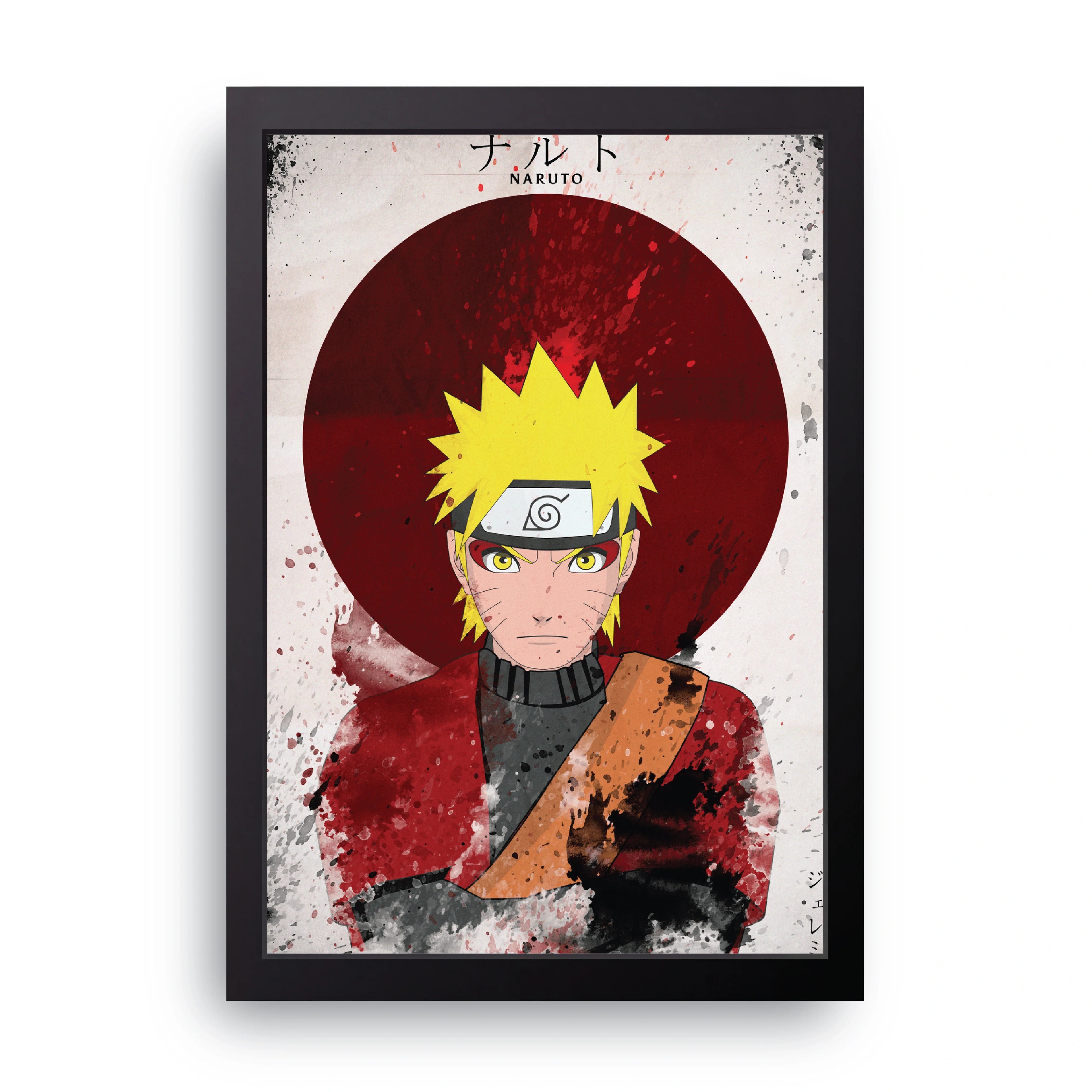 NARUTO 2 framed wall art print — HIBR