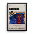 LIONEL MESSI framed wall art print — HIBR