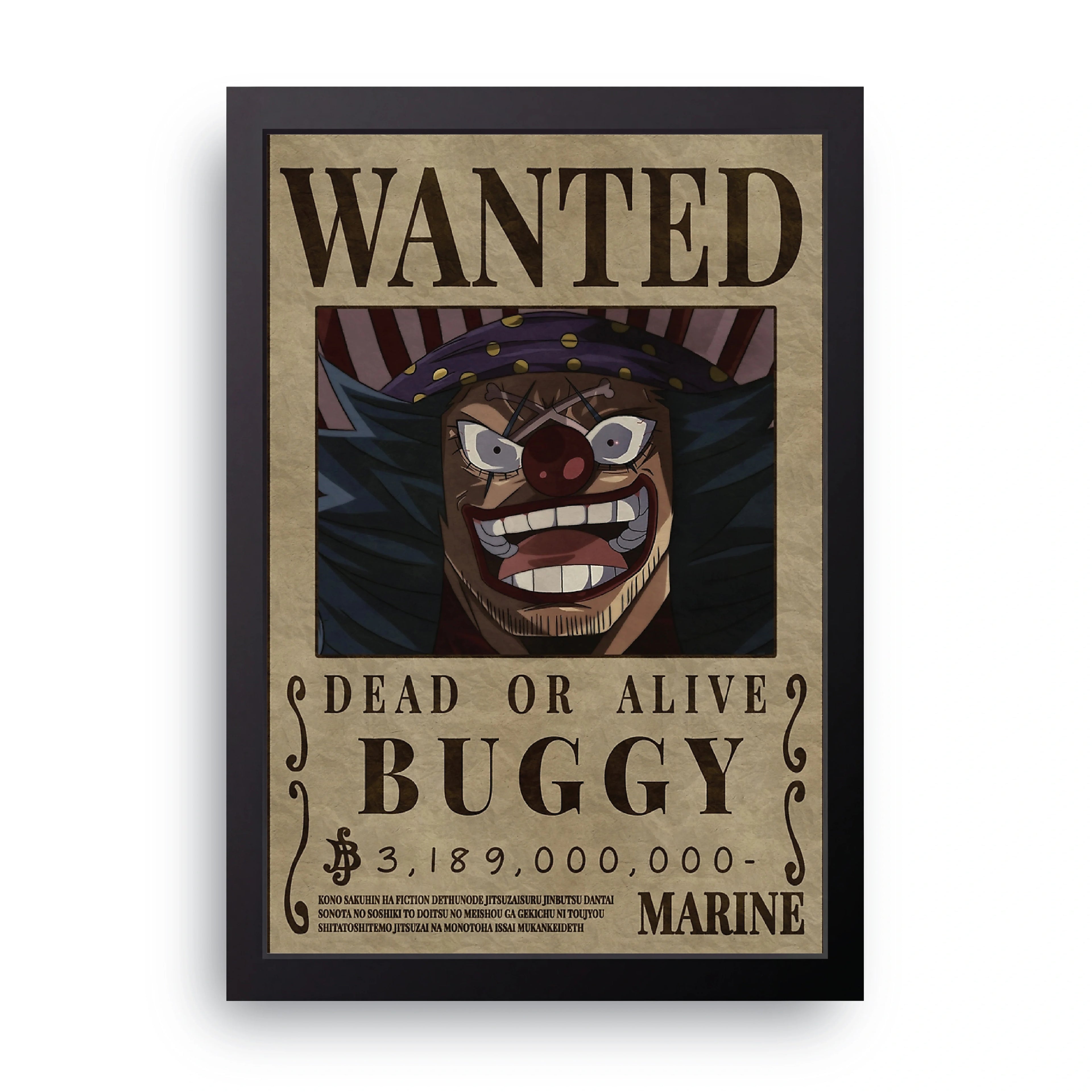 ONE PIECE (7) framed wall art print — HIBR