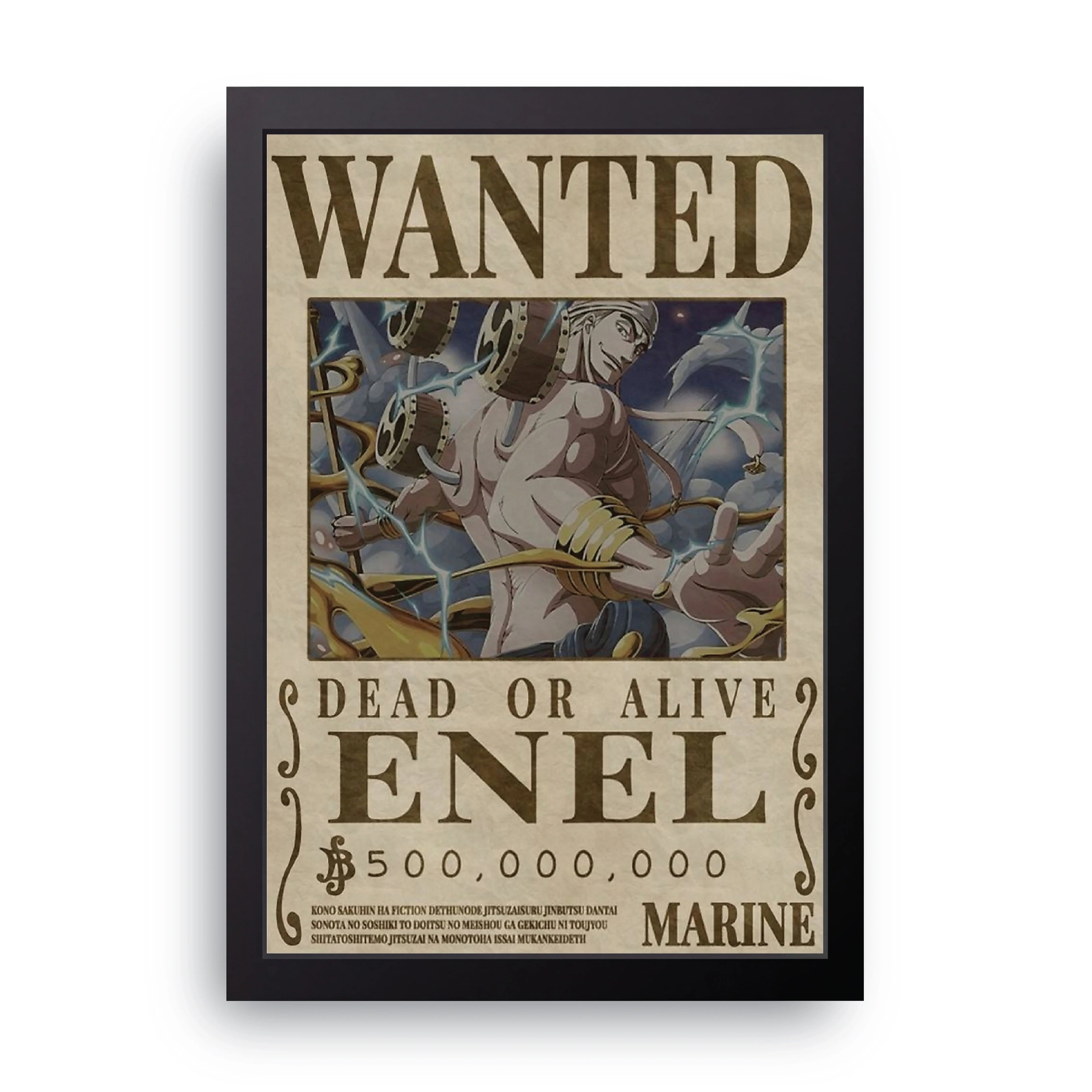 ONE PIECE (11) framed wall art print — HIBR