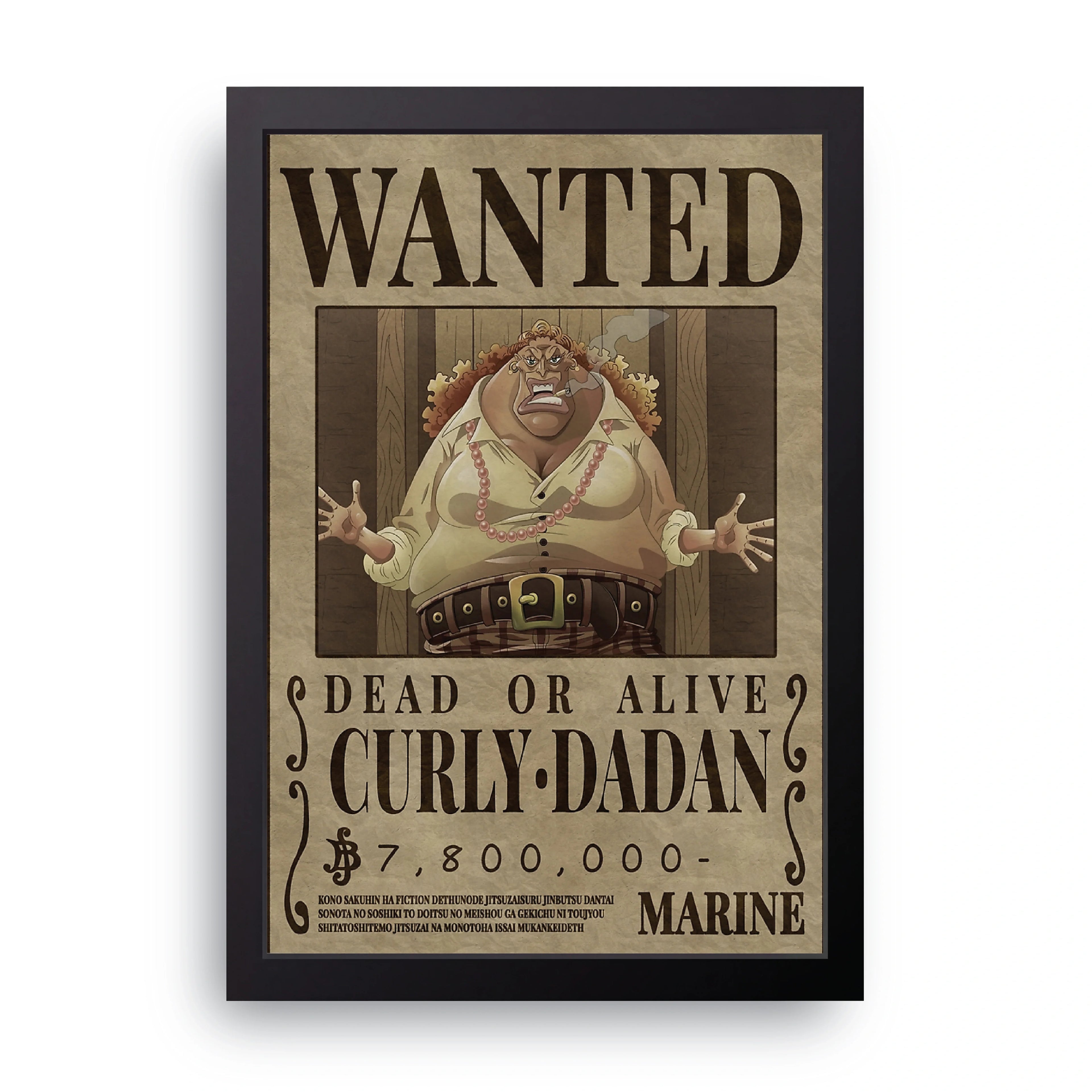 ONE PIECE (12) framed wall art print — HIBR