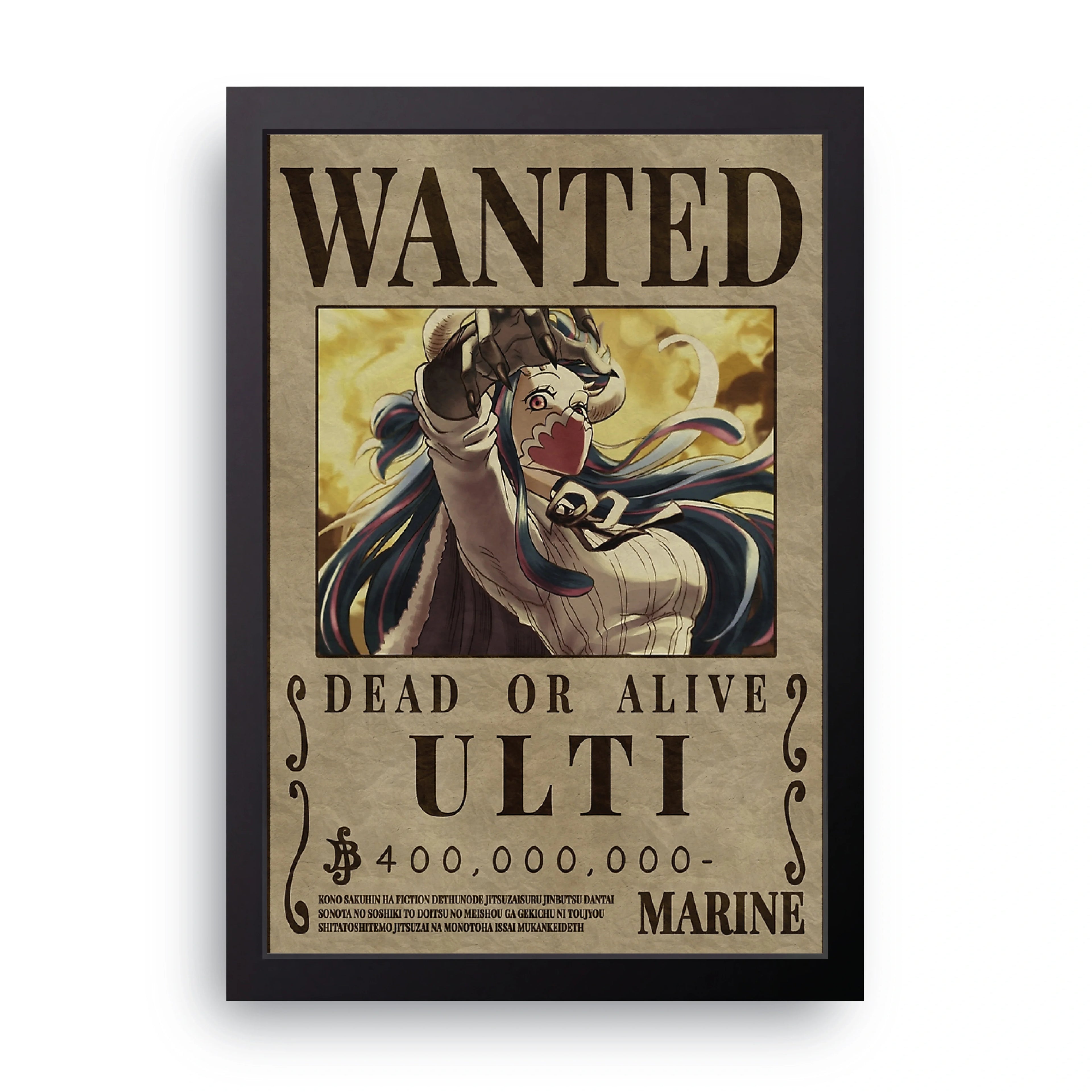 ONE PIECE (13) framed wall art print — HIBR