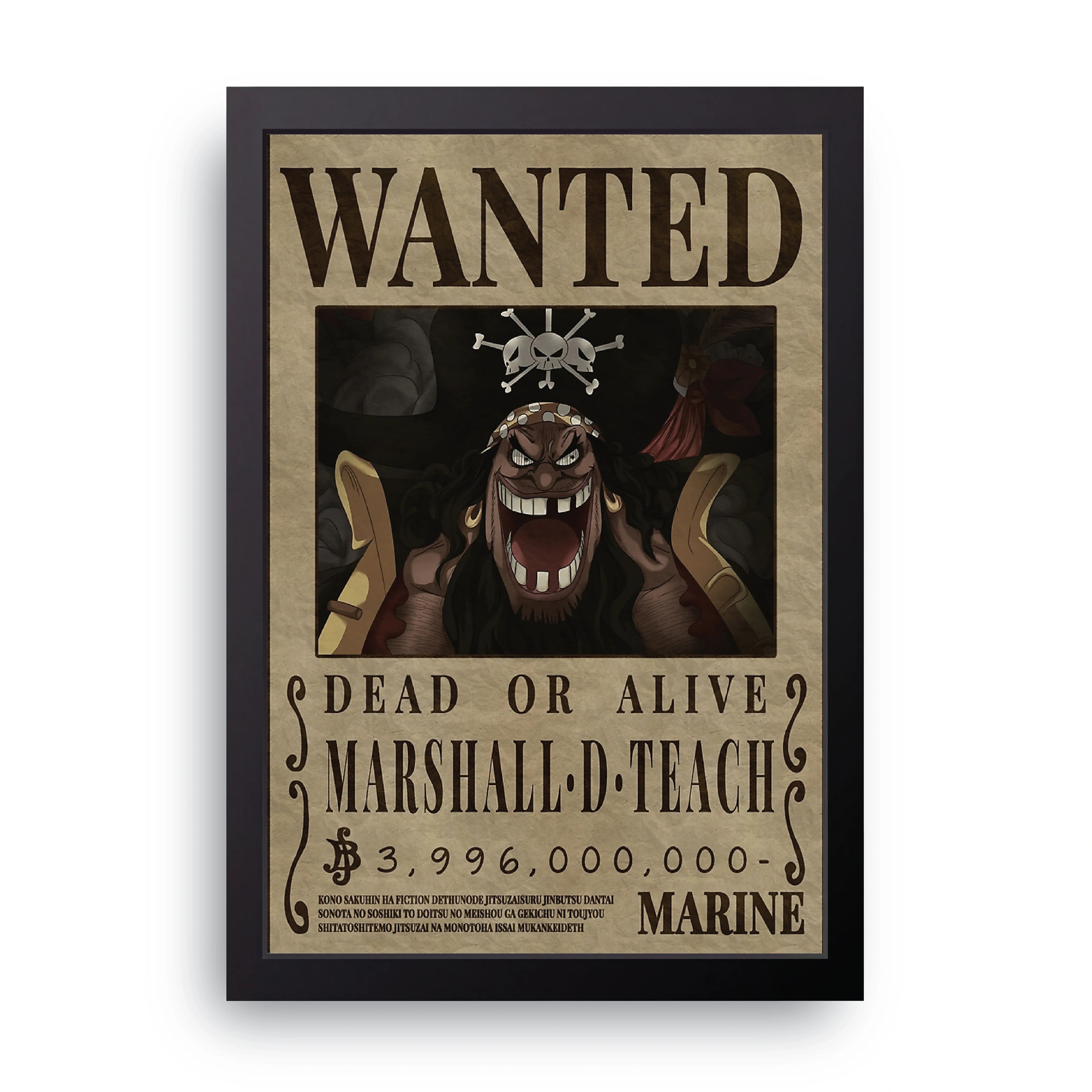ONE PIECE (14) framed wall art print — HIBR