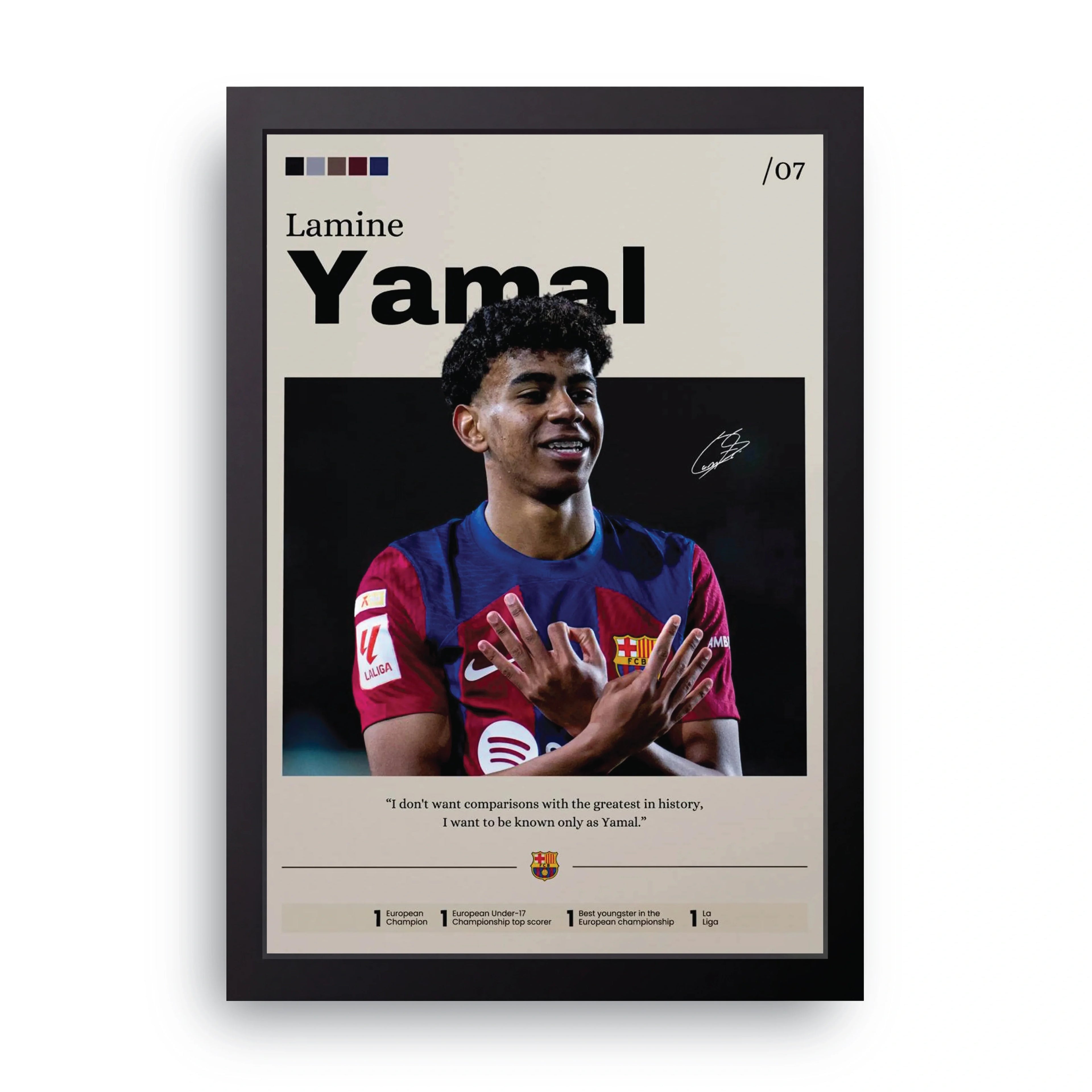 YAMAL framed wall art print — HIBR