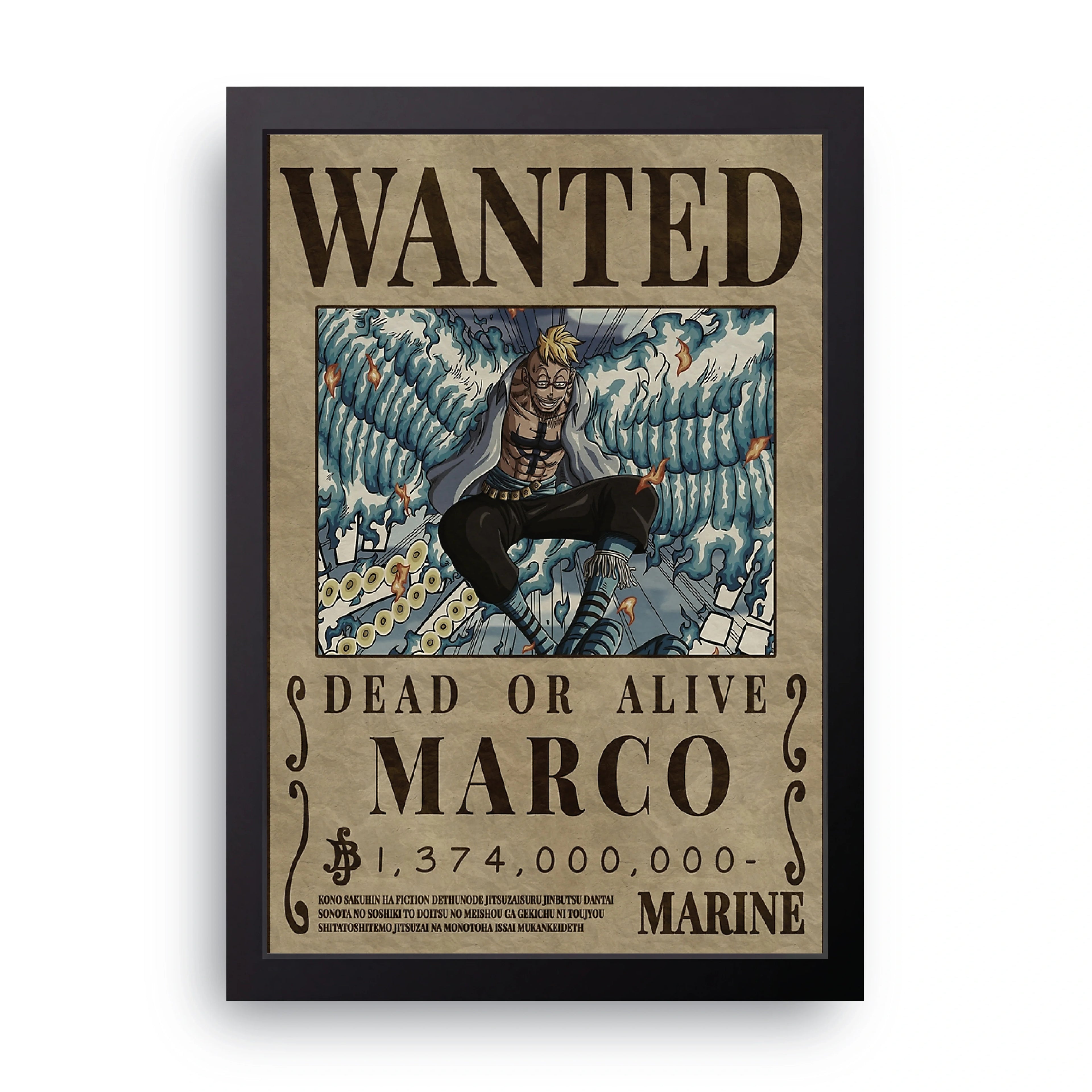 ONE PIECE (16) framed wall art print — HIBR