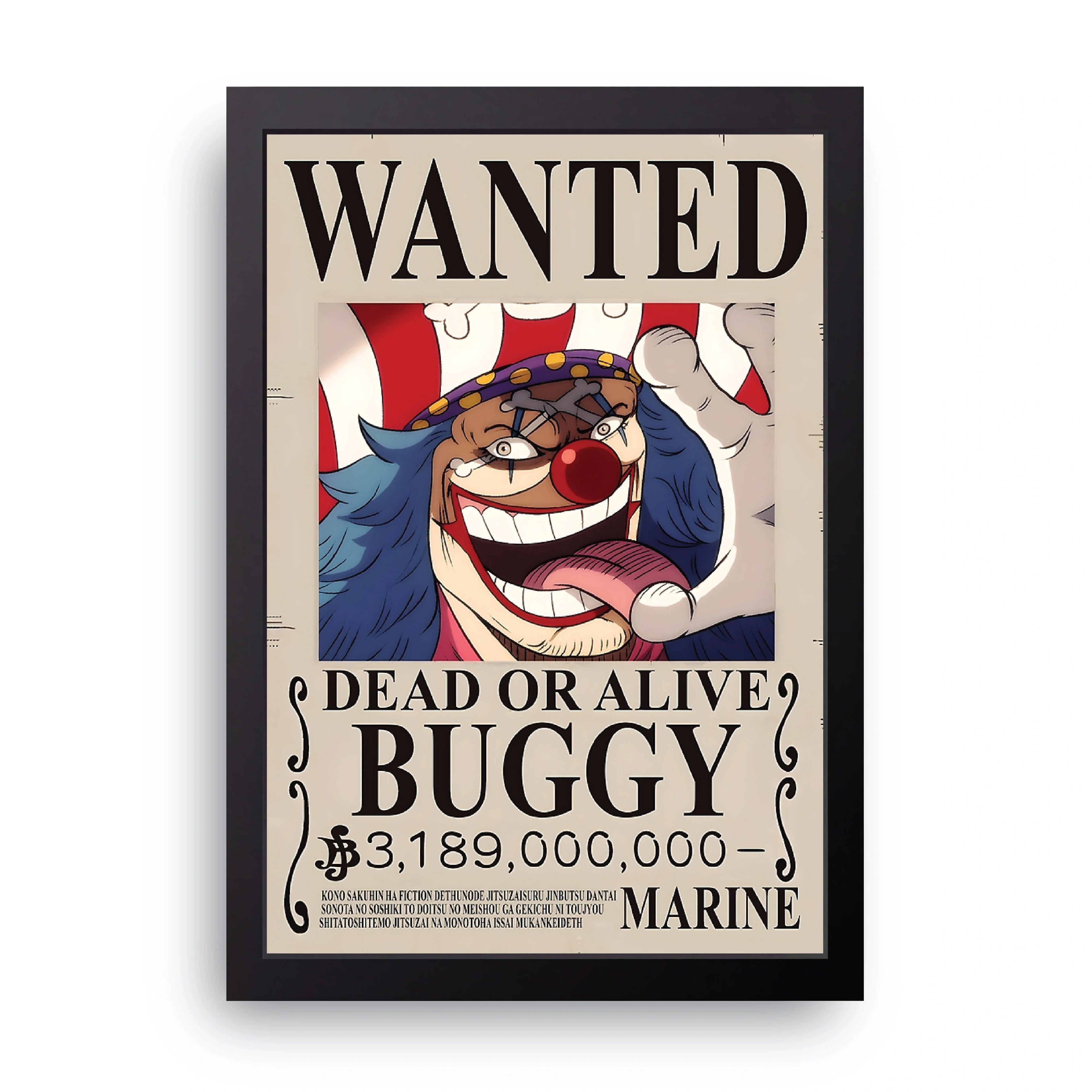 ONE PIECE (18) framed wall art print — HIBR