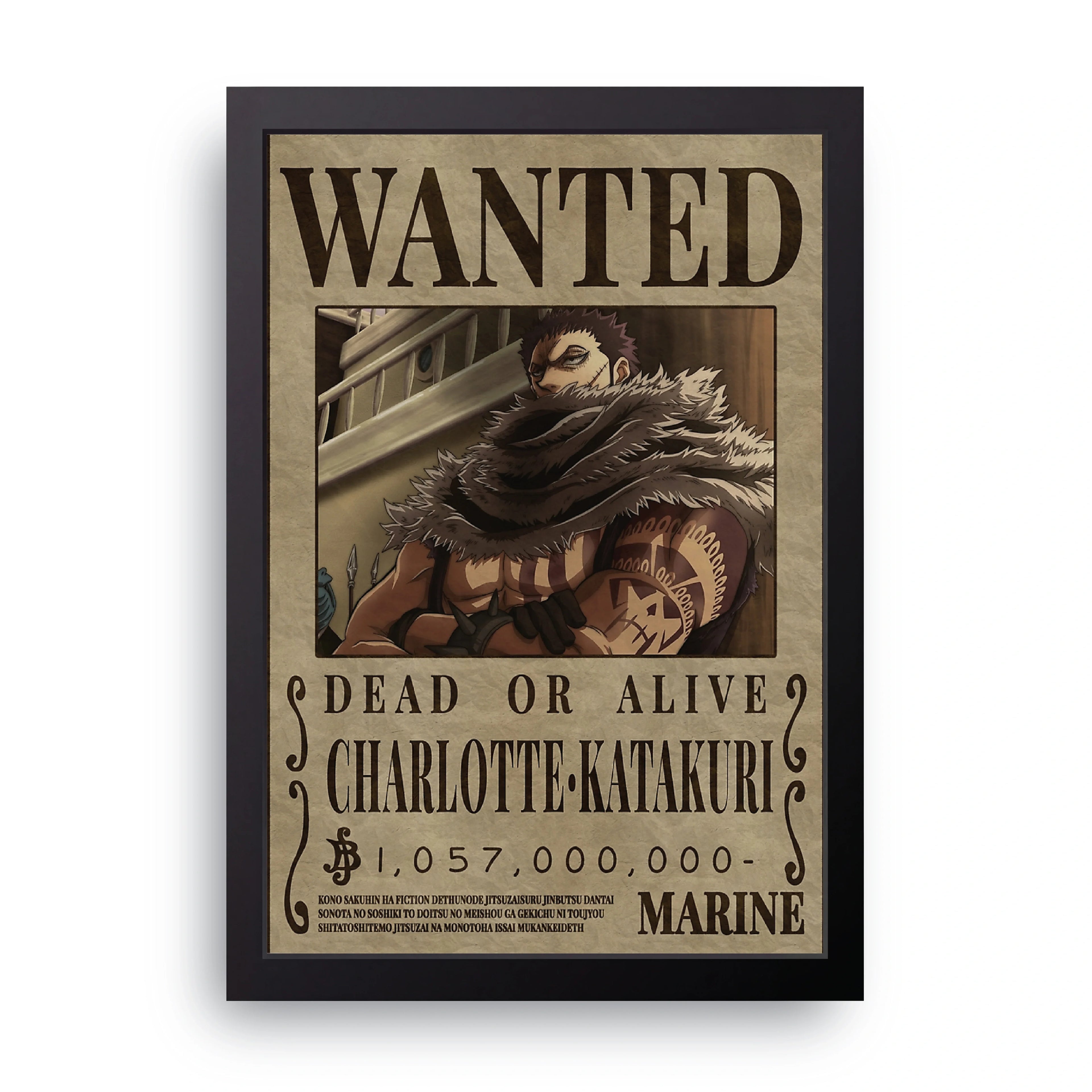 ONE PIECE (19) framed wall art print — HIBR