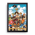 ONE PIECE (20) framed wall art print — HIBR