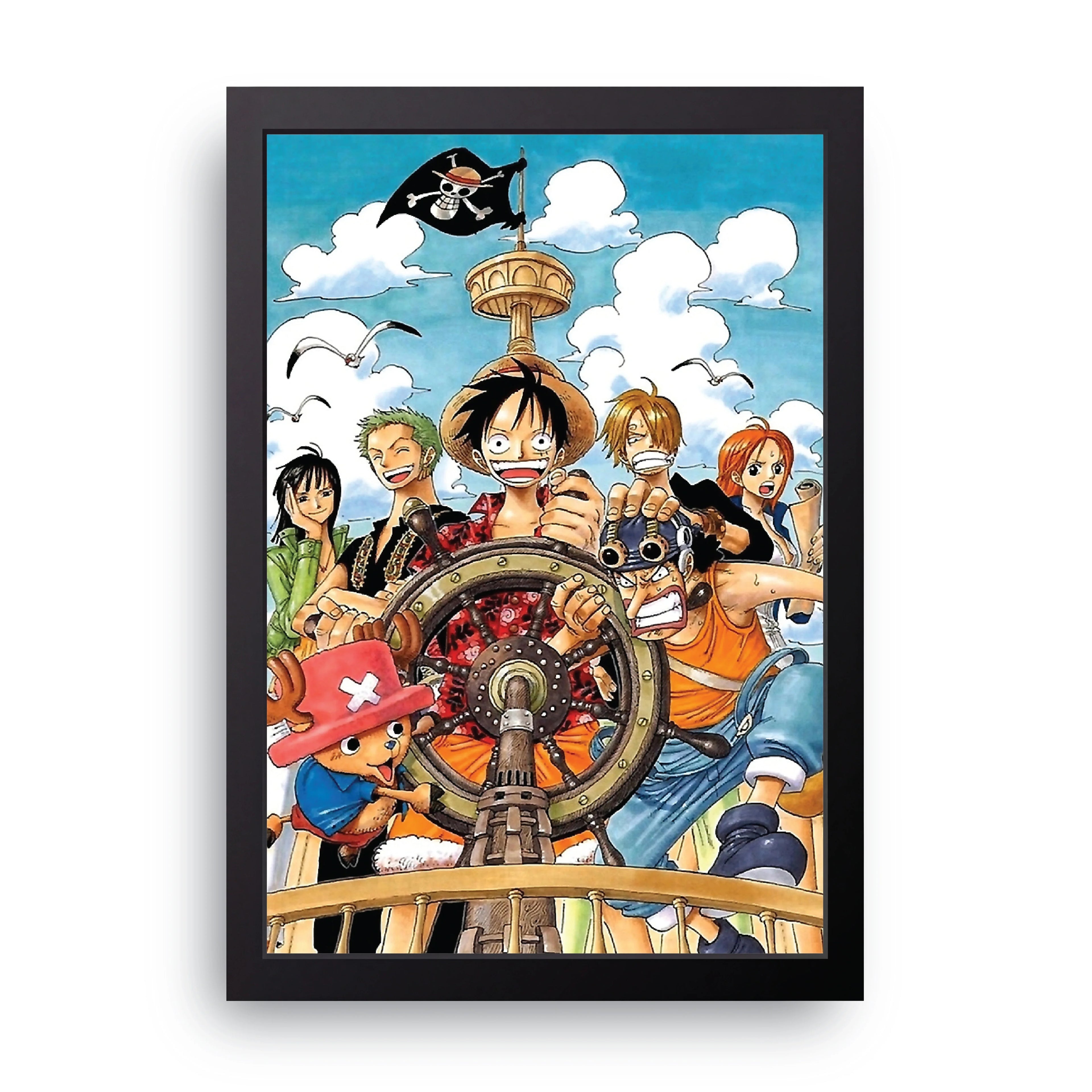 ONE PIECE (20) framed wall art print — HIBR