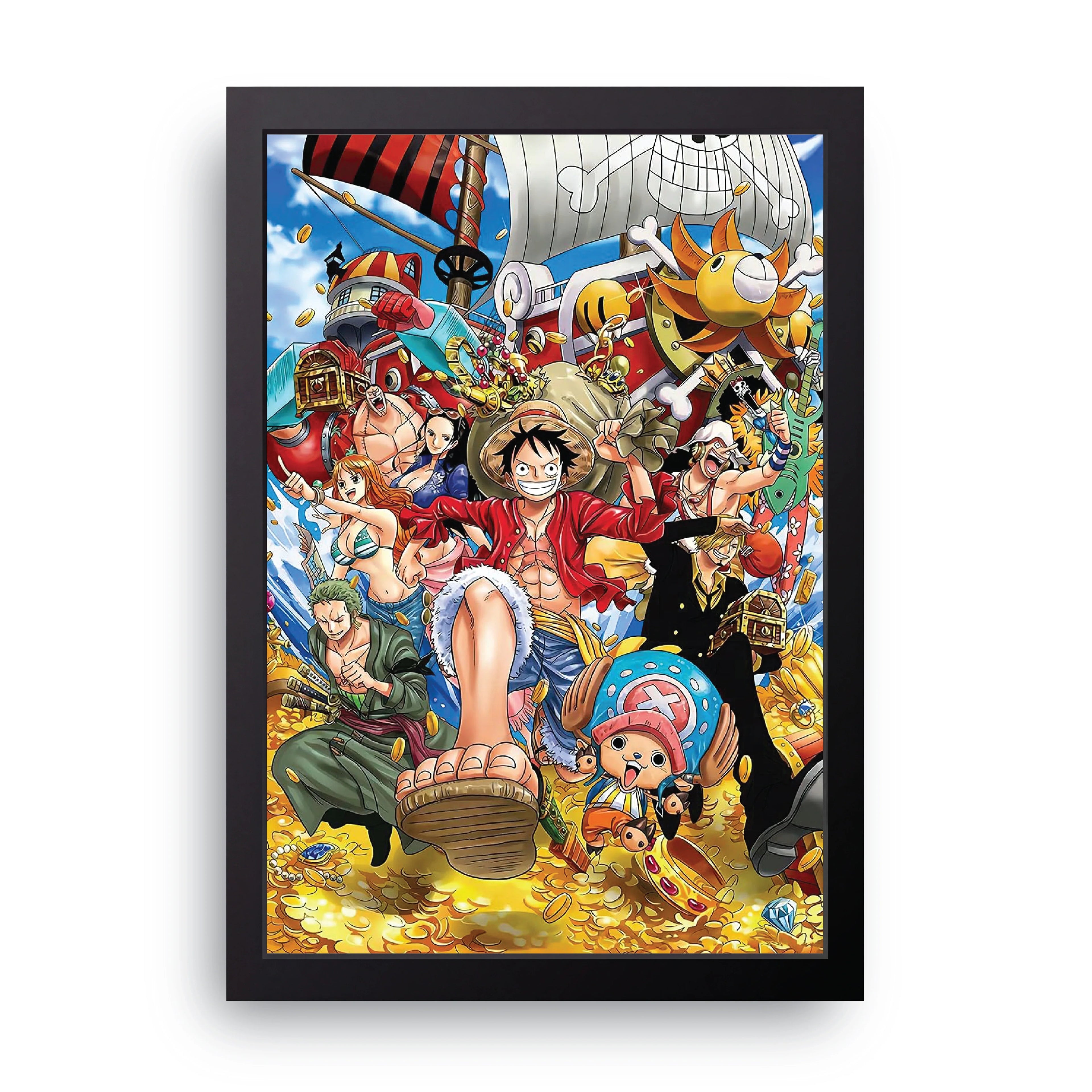 ONE PIECE (26) framed wall art print — HIBR