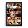 ONE PIECE (28) framed wall art print — HIBR