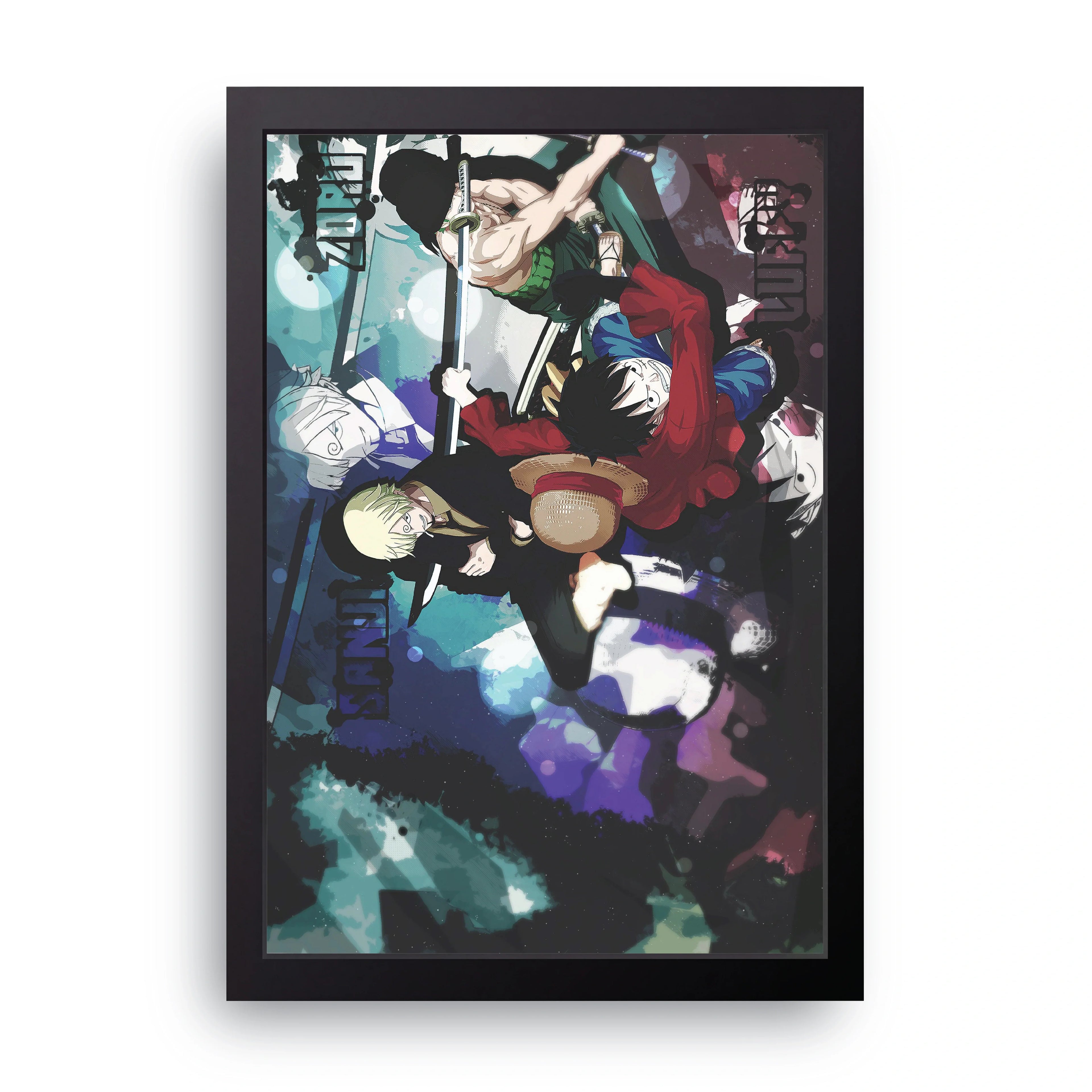 ONE PIECE (29) framed wall art print — HIBR