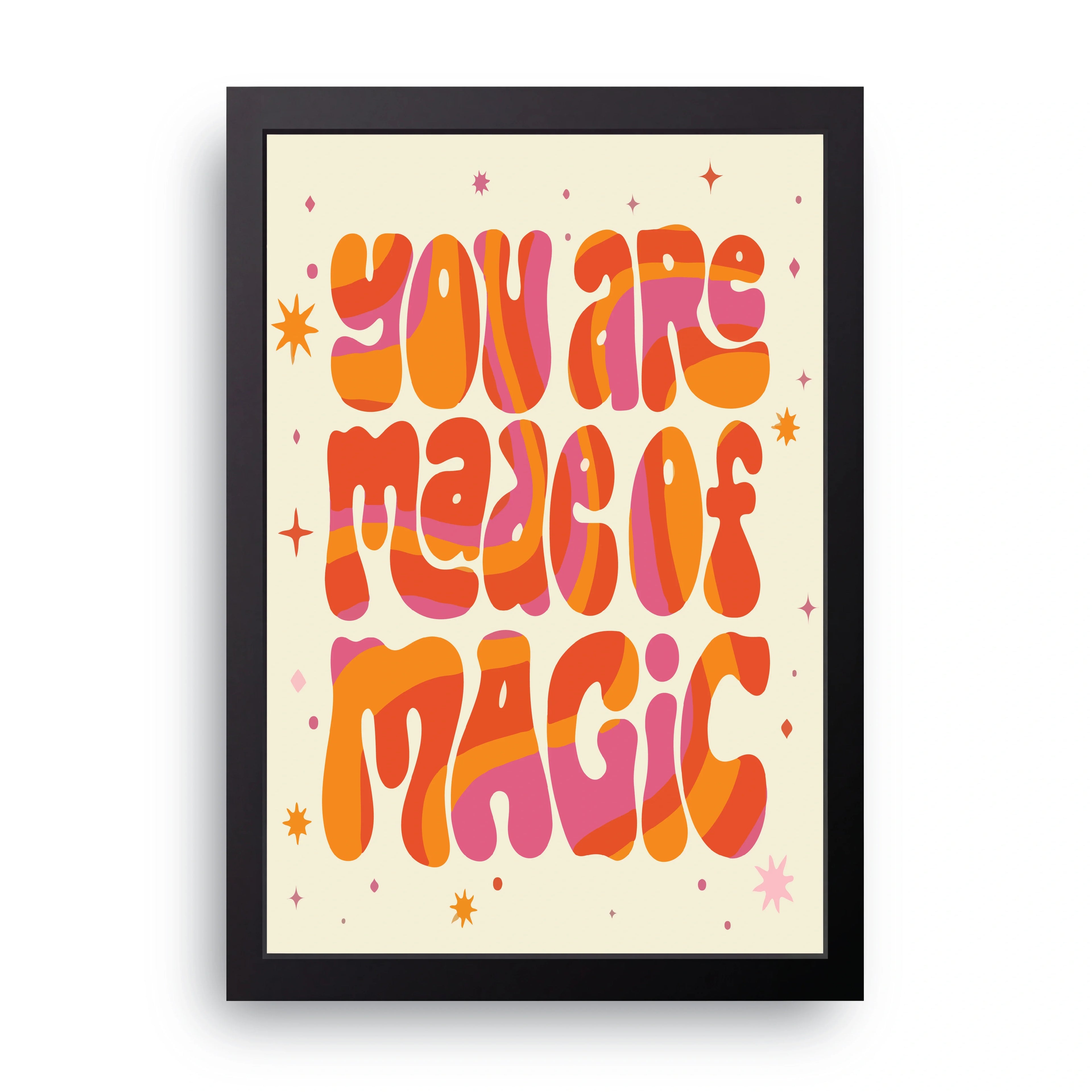 Made Of Magic framed wall art print — HIBR