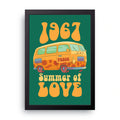 Summer Of Love framed wall art print — HIBR