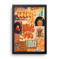 Cherry Baby 70s framed wall art print — HIBR