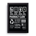 Pharmacy Clerk framed wall art print — HIBR