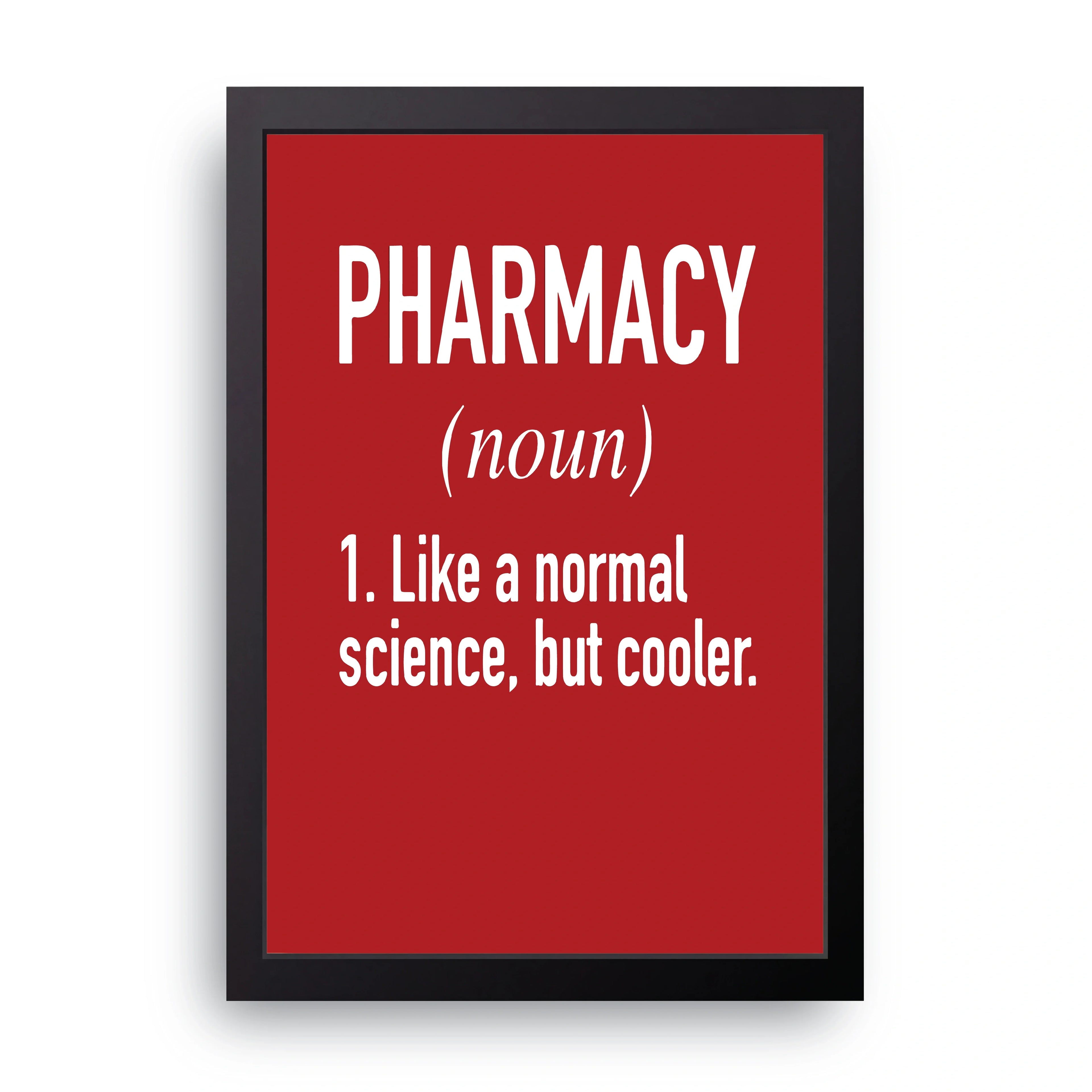 Pharmacy Definition framed wall art print — HIBR
