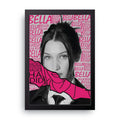 Bella Hadid framed wall art print — HIBR