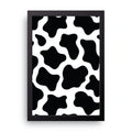 Cow Print framed wall art print — HIBR