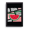 Palestine Patchwork framed wall art print — HIBR