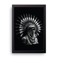 Keffiyeh Warrior framed wall art print — HIBR