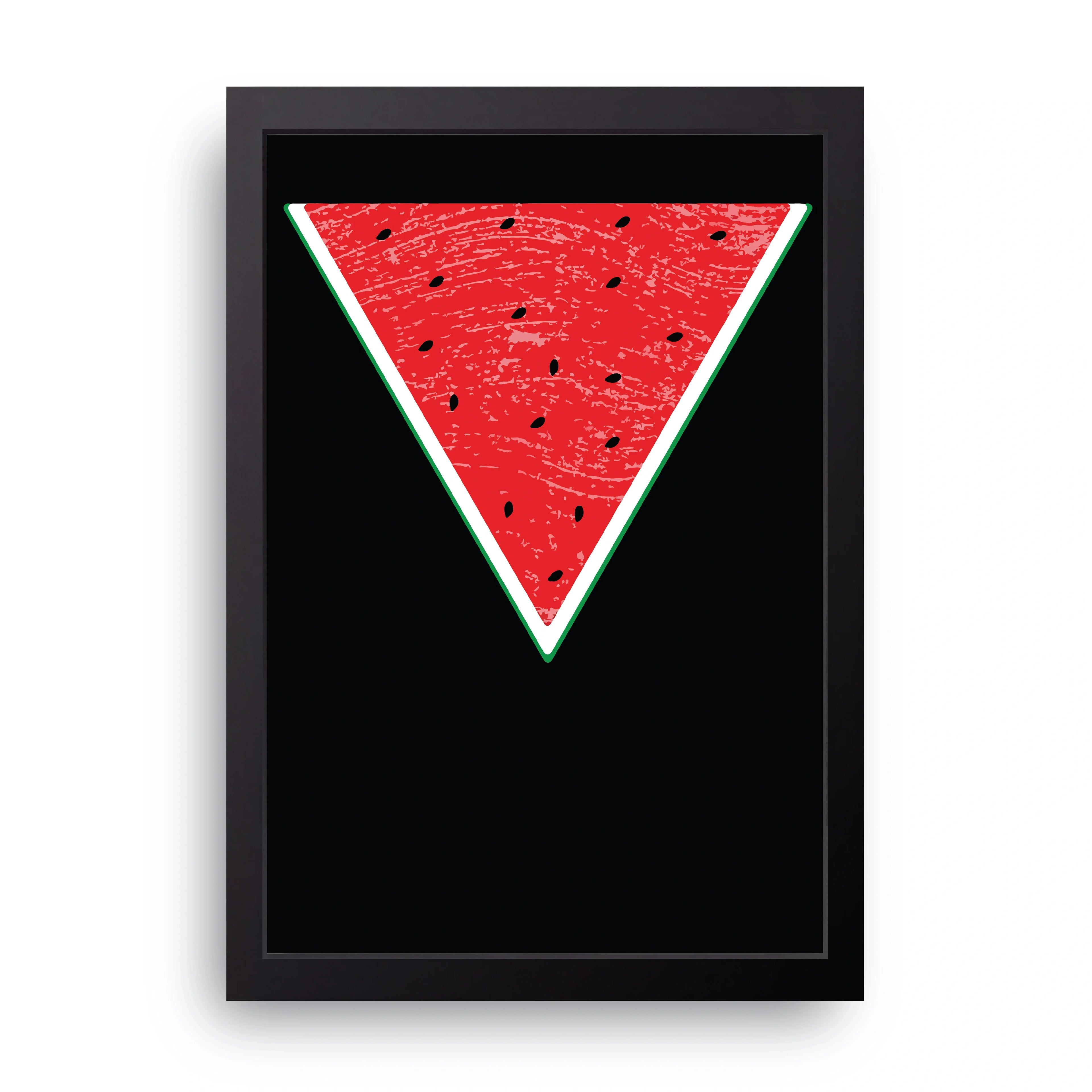 Watermelon Slice framed wall art print — HIBR