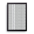 Keffiyeh Pattern framed wall art print — HIBR
