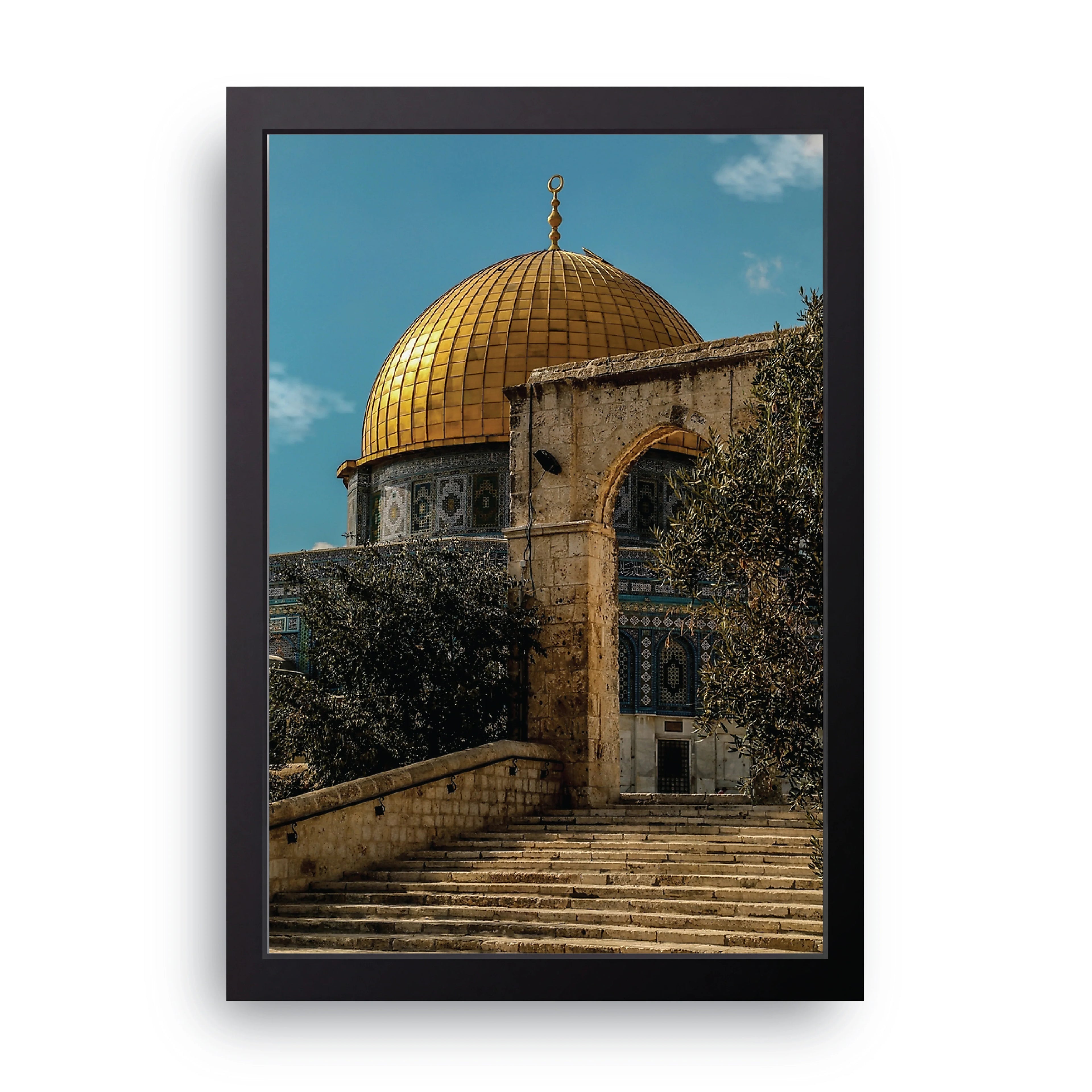 Dome Of The Rock framed wall art print — HIBR