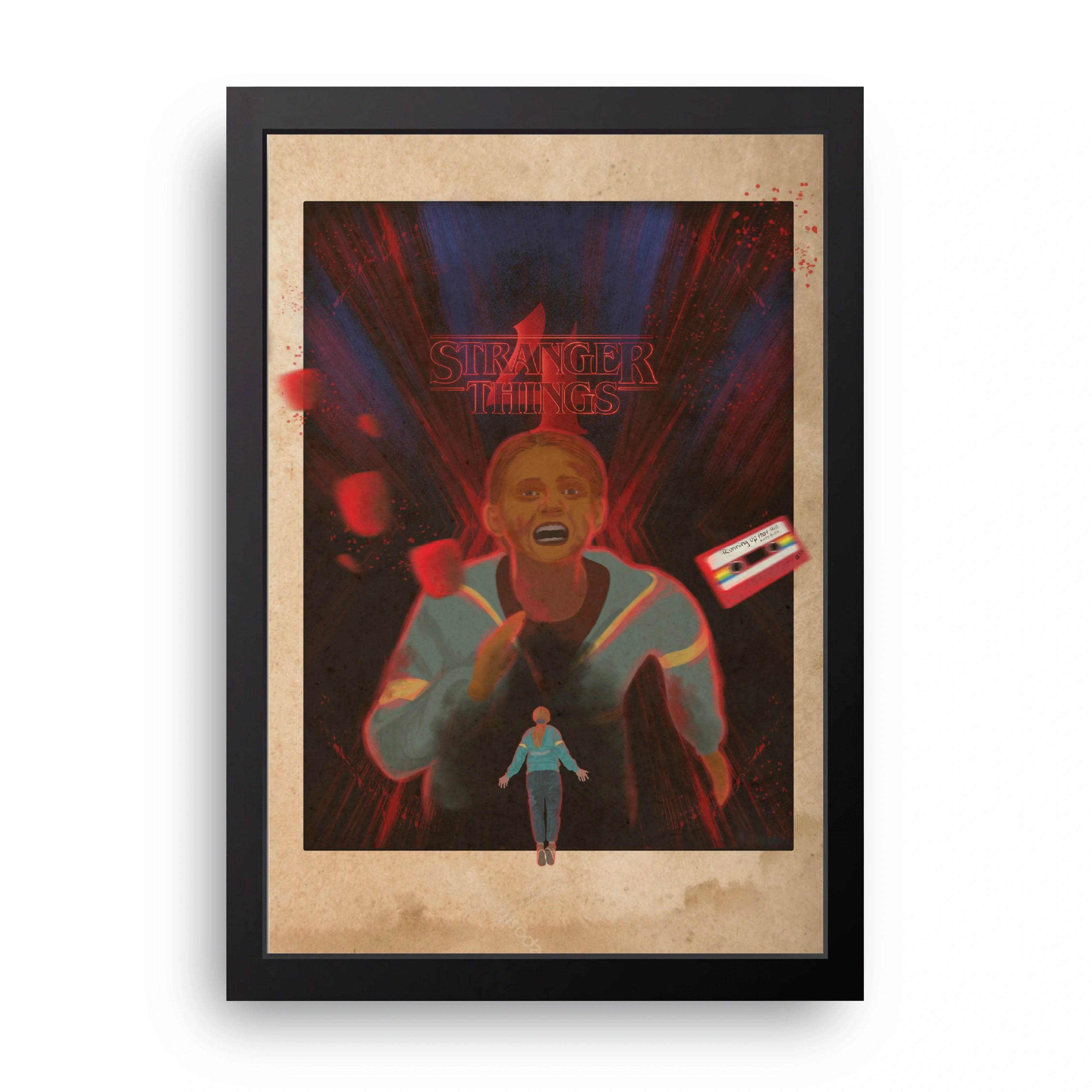 Stranger Things Max framed wall art print — HIBR