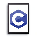 C Programming framed wall art print — HIBR