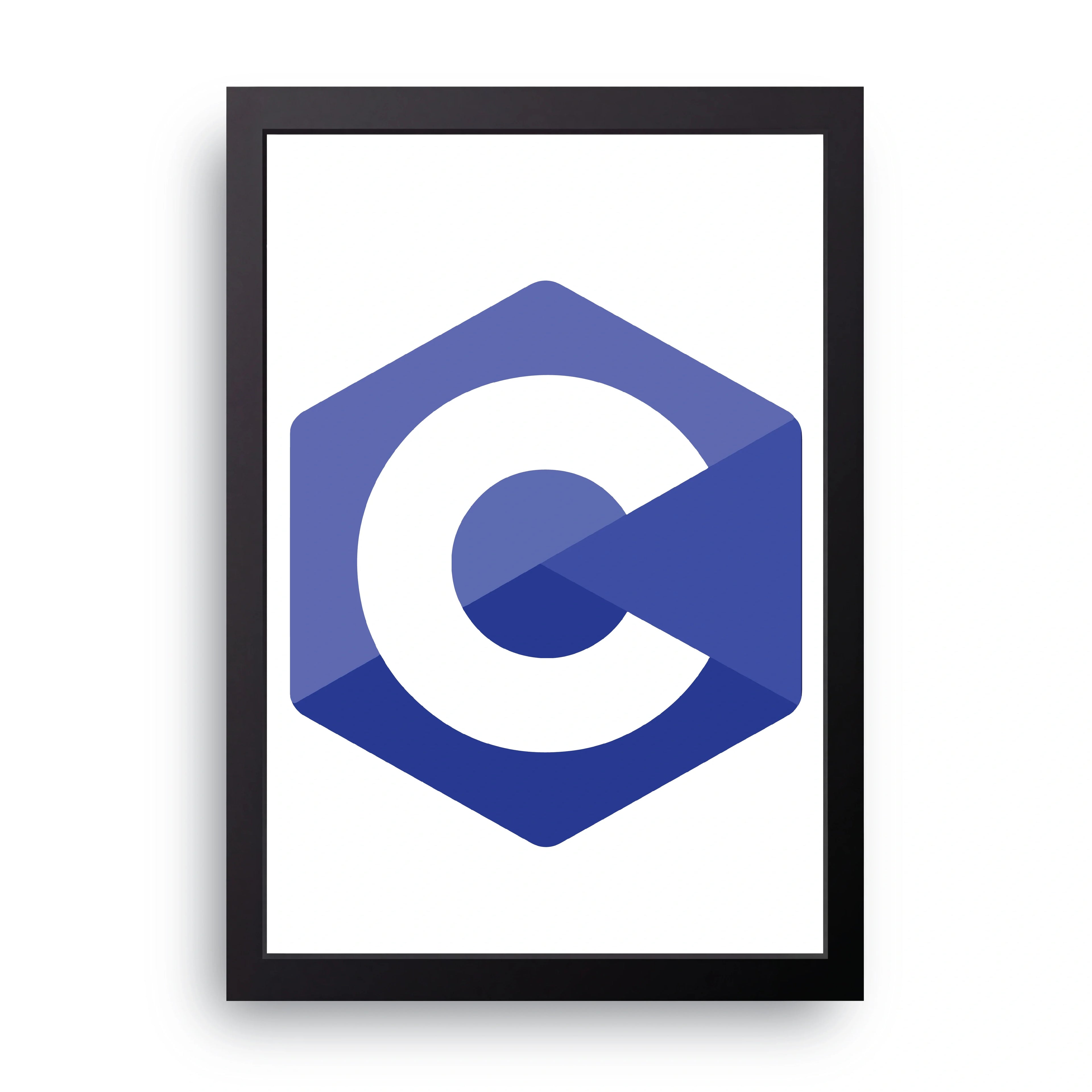 C Programming framed wall art print — HIBR