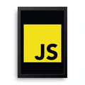 JS Logo framed wall art print — HIBR