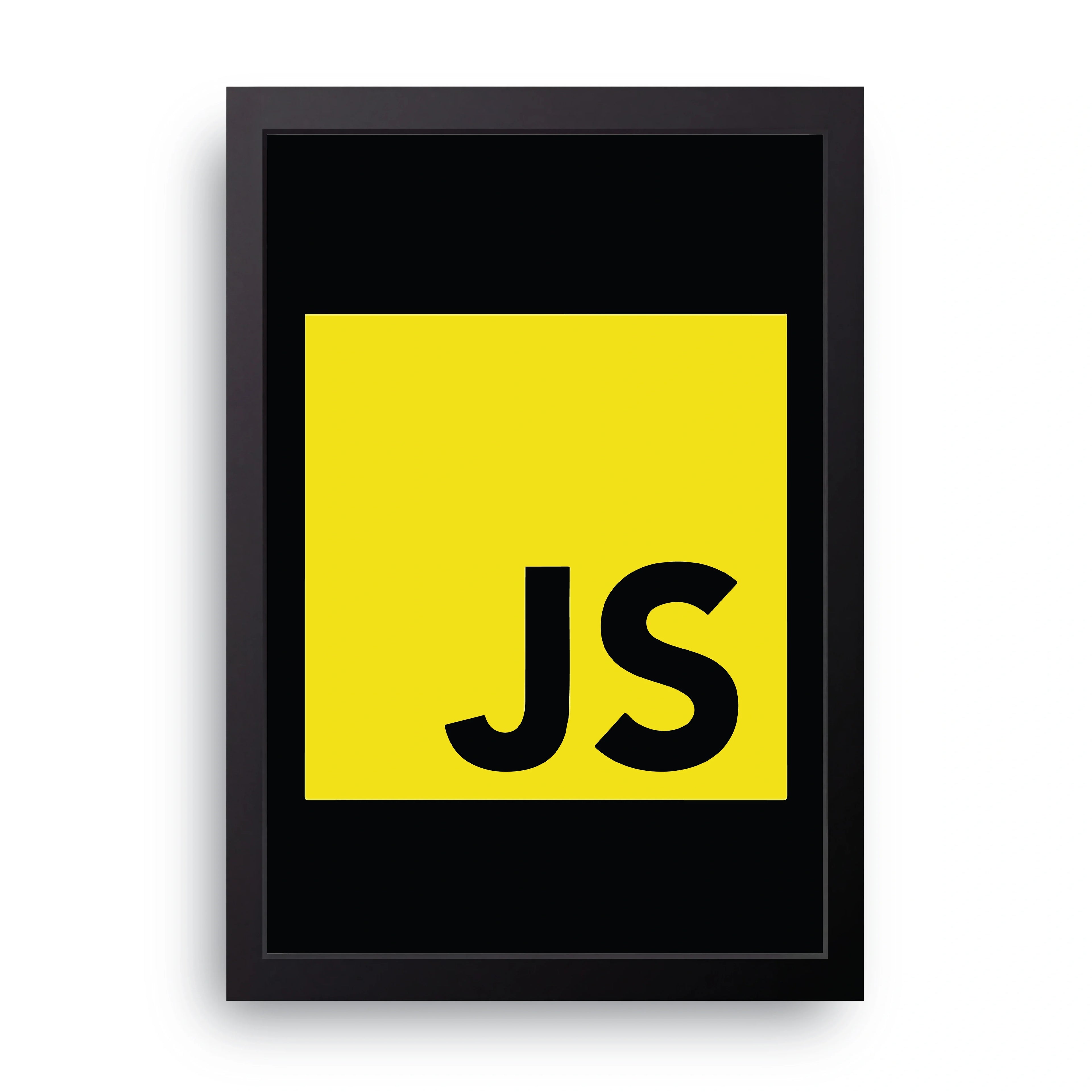 JS Logo framed wall art print — HIBR
