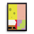 Bob Blocks framed wall art print — HIBR