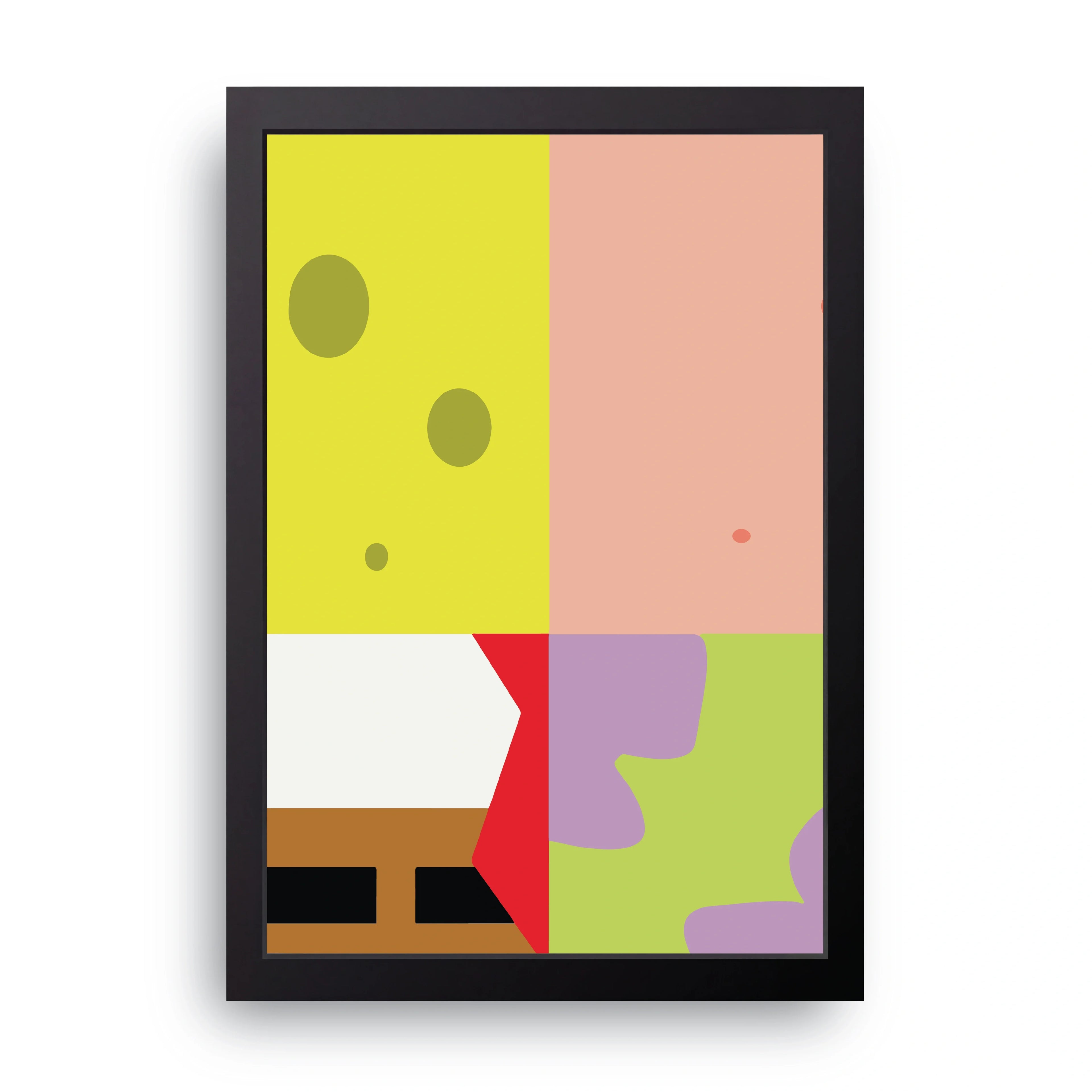 Bob Blocks framed wall art print — HIBR