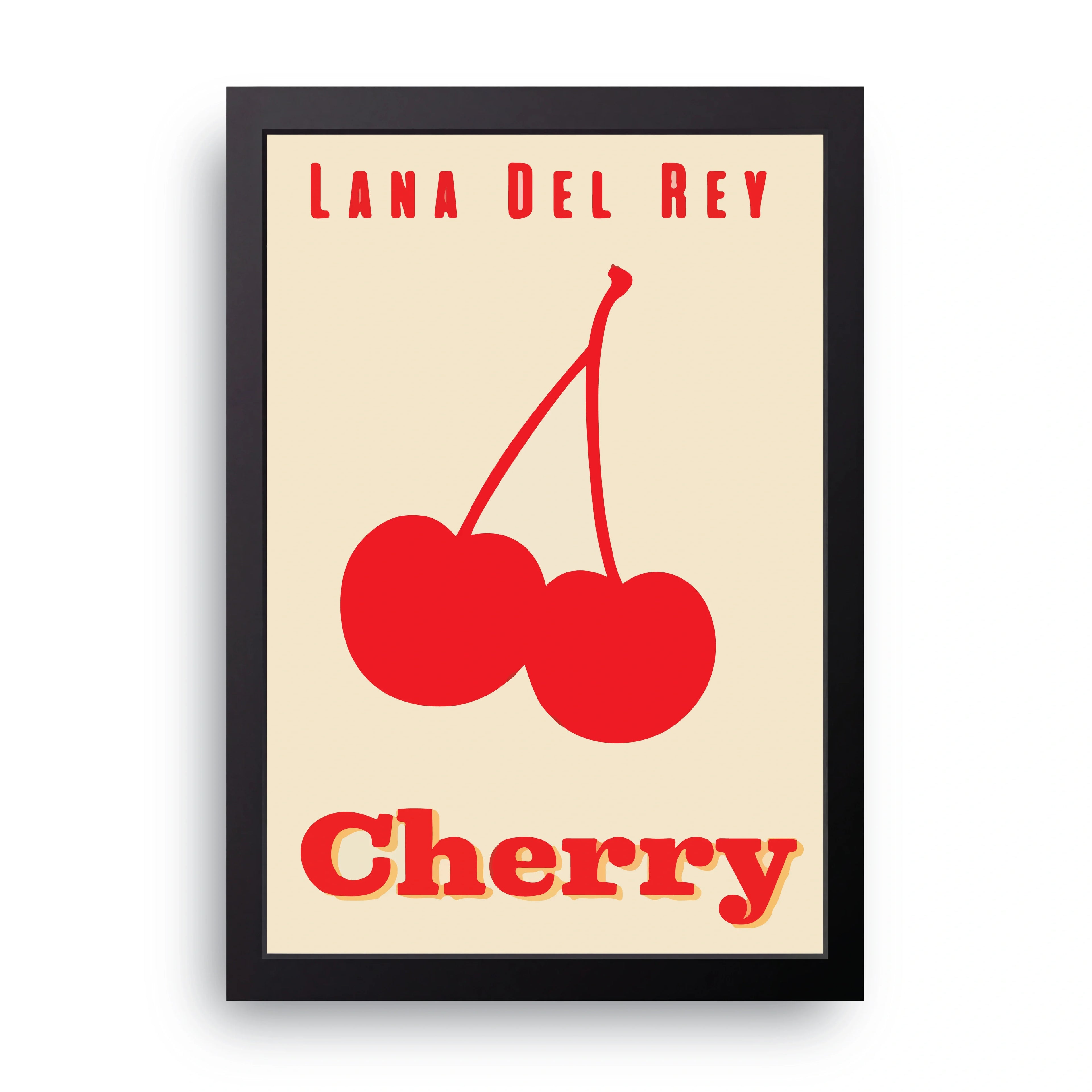 Cherry framed wall art print — HIBR