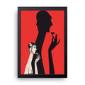Cocktail Silhouette framed wall art print — HIBR