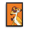 Timon framed wall art print — HIBR