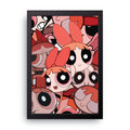 Powerpuff Girls 3 framed wall art print — HIBR
