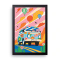 Rollin Van framed wall art print — HIBR