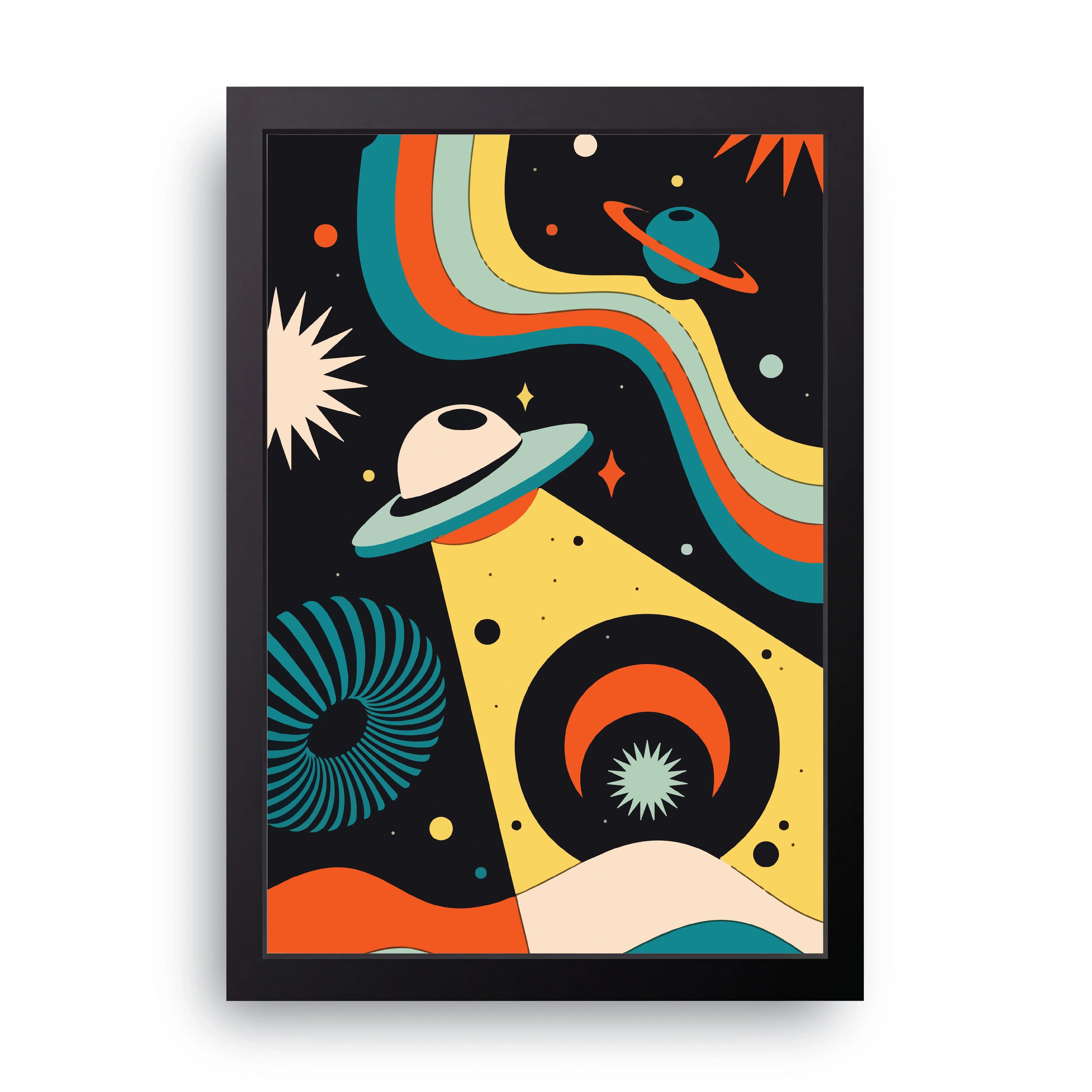 Space Odyssey framed wall art print — HIBR