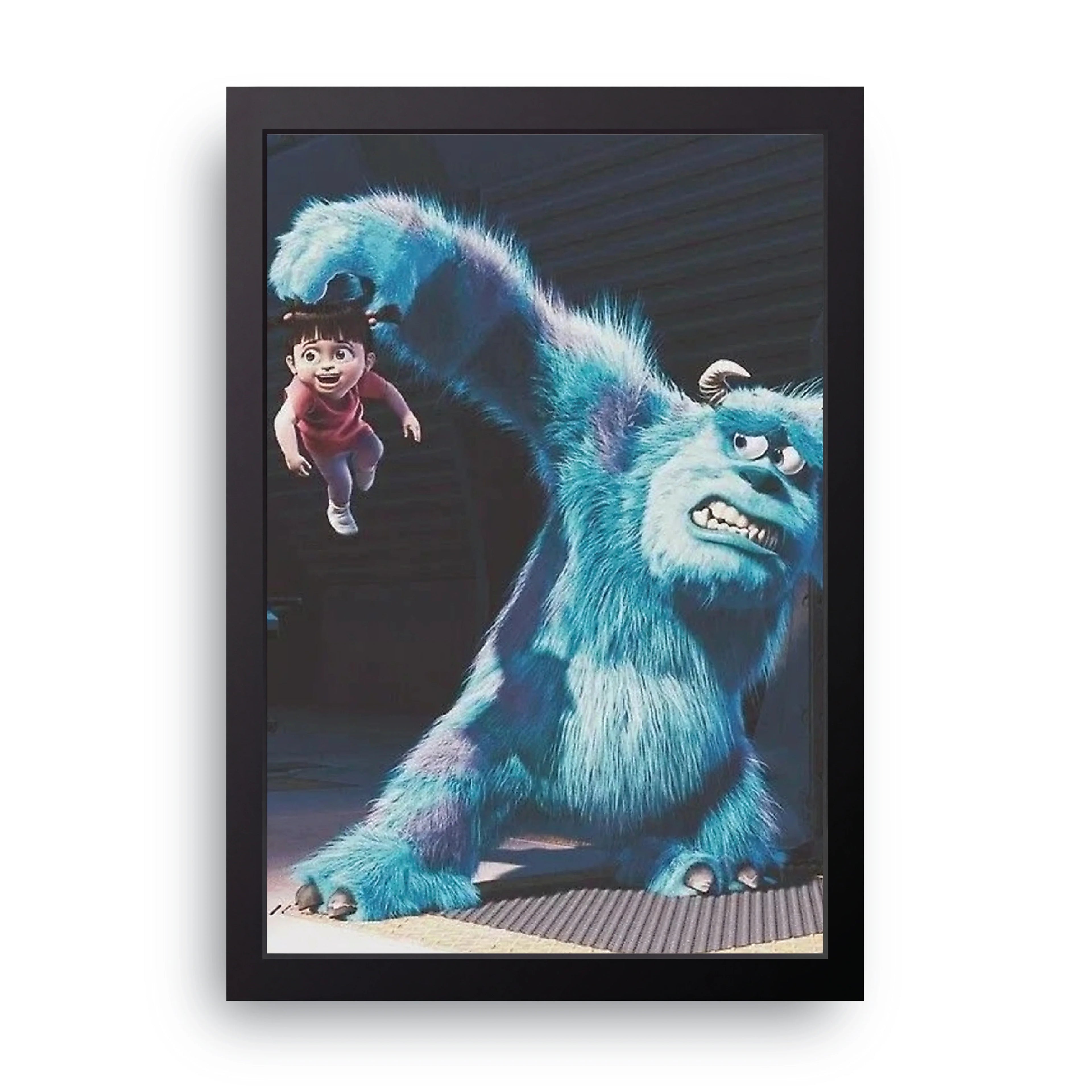 Sulley and Boo framed wall art print — HIBR