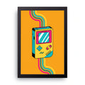 Retro Game Console framed wall art print — HIBR