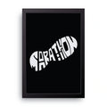 Marathon Sole framed wall art print — HIBR
