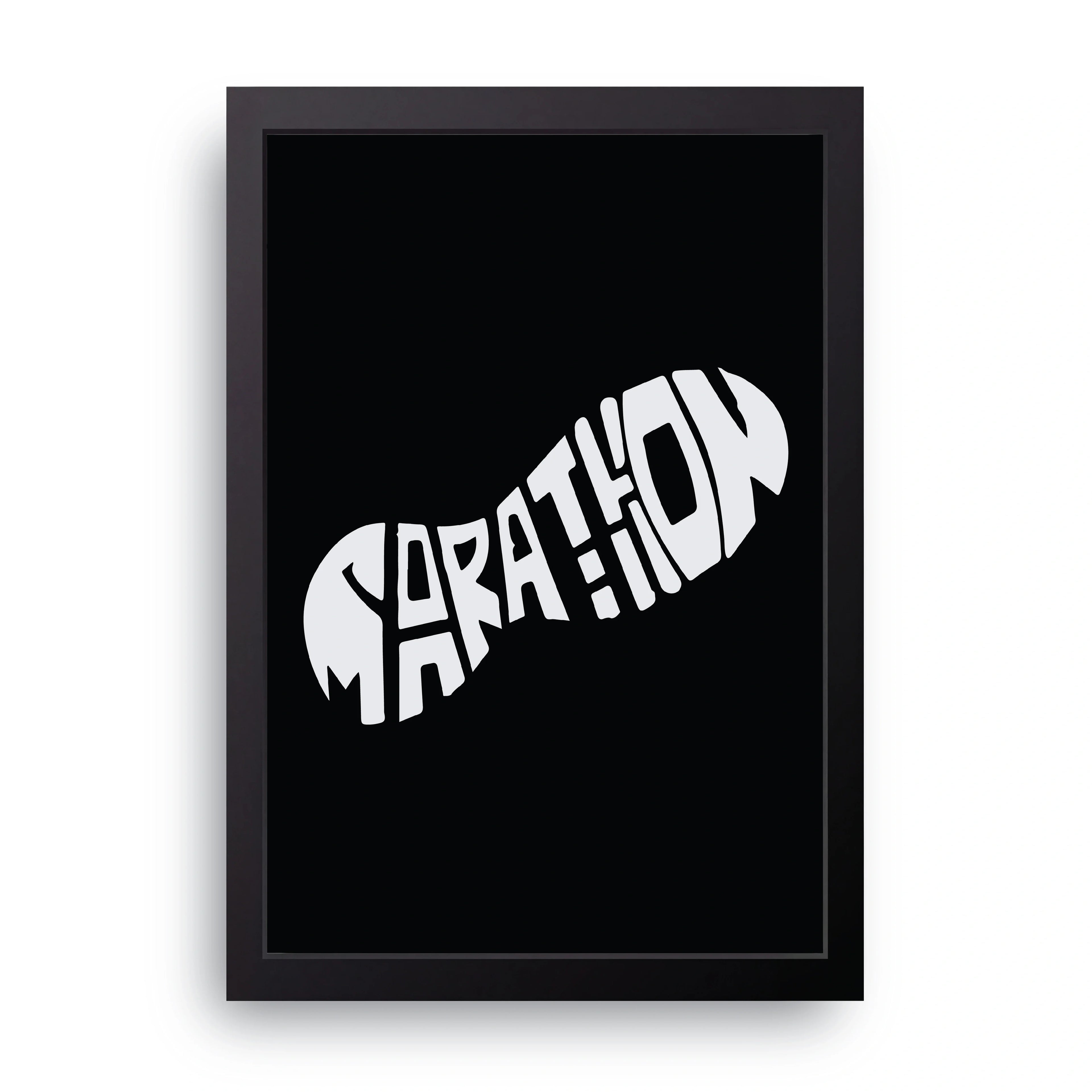 Marathon Sole framed wall art print — HIBR