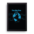 The Big Five framed wall art print — HIBR