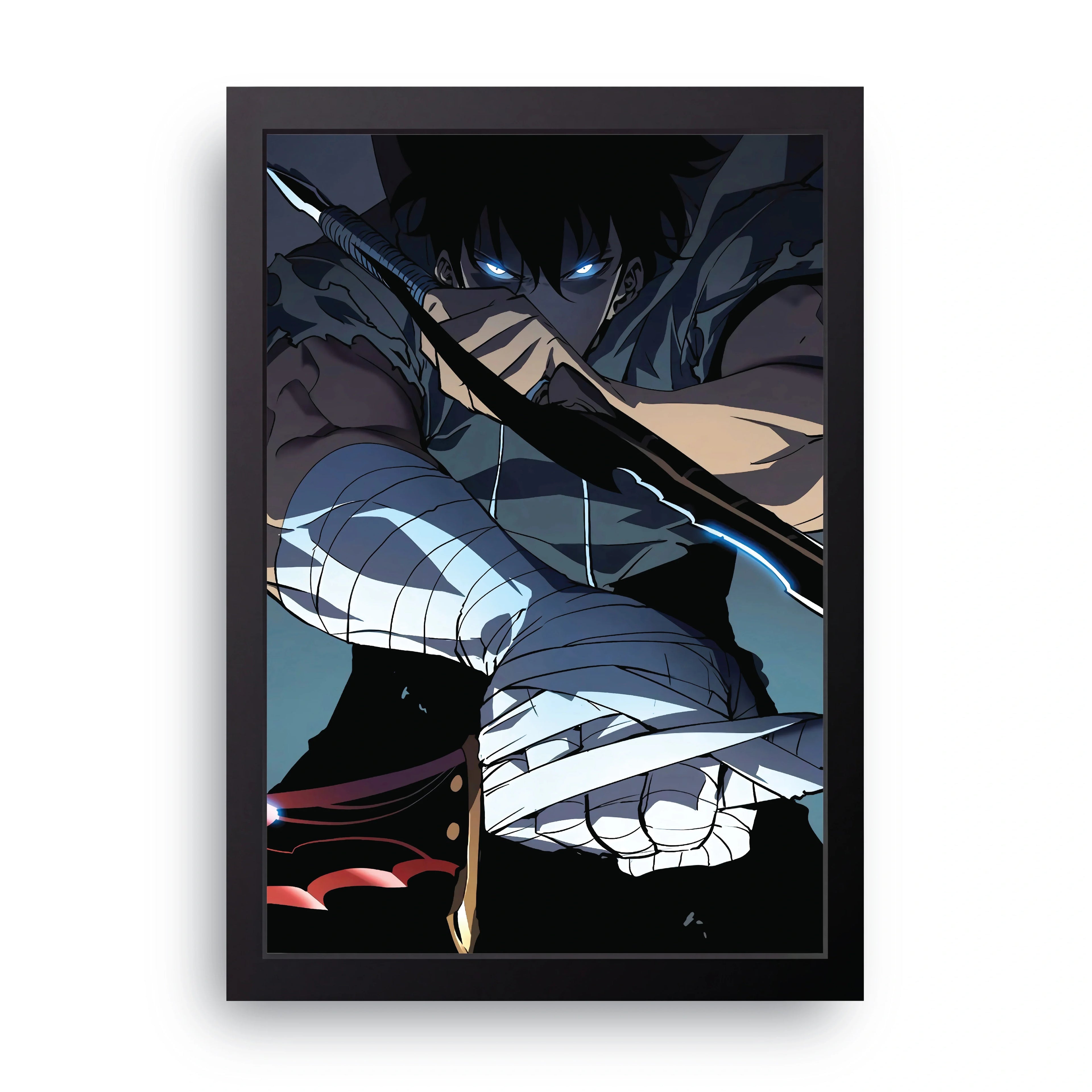 SOLO LEVELING (2) framed wall art print — HIBR