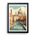Rome framed wall art print — HIBR
